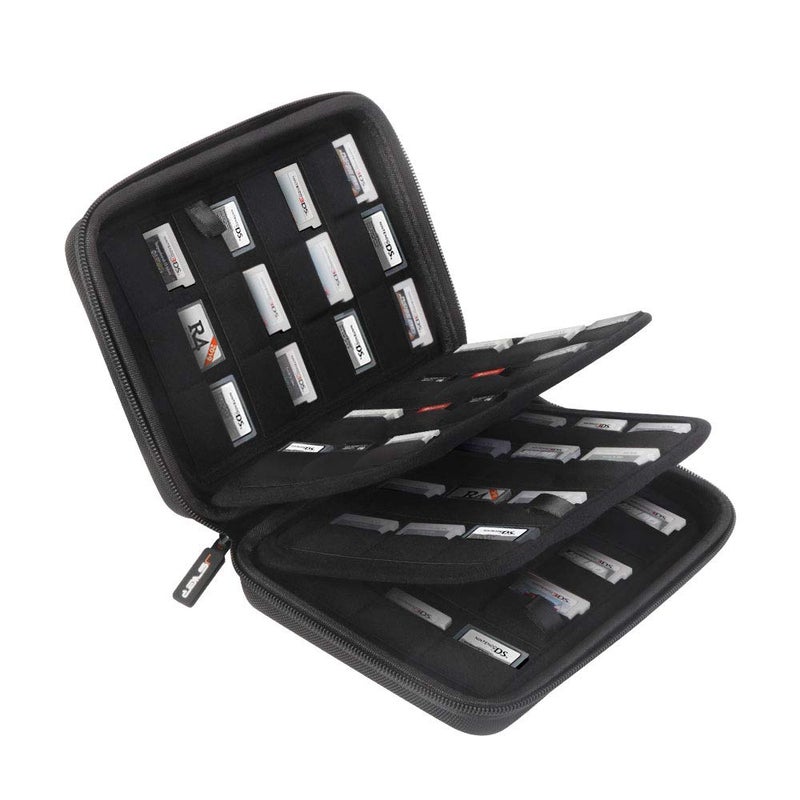 JSVER 96 Slots Game Card Case For New Nintendo Switch 3ds Hard Carrying Case for Nintendo 3DS, 3DS XLï¼ŒNew 2DS XL LL,2DS, DS, DSi, DSi XL LL,Nintendo Switch, Sony PS Vita Games, SD Memory Cards - Image 1